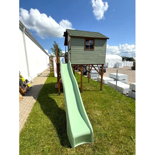 Pastelinė žalia čiuožykla 300 cm image 3