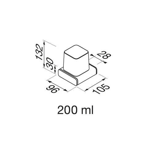 GEESA 919916-06 Muilo dozatorius, 200 ml image 3