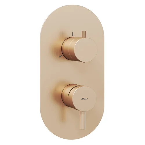 ES 068.60RGB.O3.RB07F Potinkinis maišytuvas 3 funkcijų be korpuso, Rose Gold Brushed image 2
