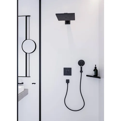Hansgrohe AddStoris Skutimosi veidrodis, 41791670, matinis juodas image 2