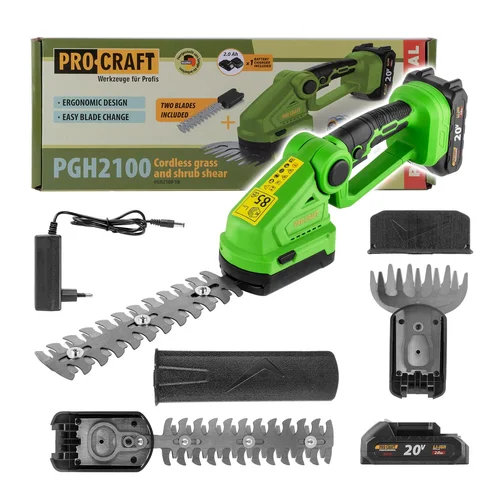 ProCraft PGH2100, 20 V, 2 Ah baterija + įkroviklis image 2