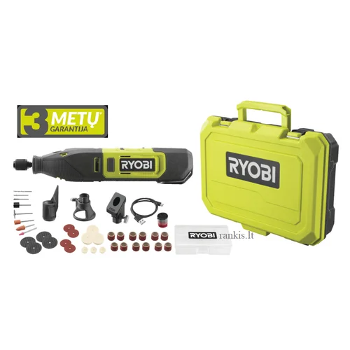 Ryobi RRT12-120BA3/35 akumuliatorinis tiesinis šlifuoklis image 1
