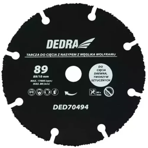 Dedra DED70494 89 mm pjovimo diskas image 2