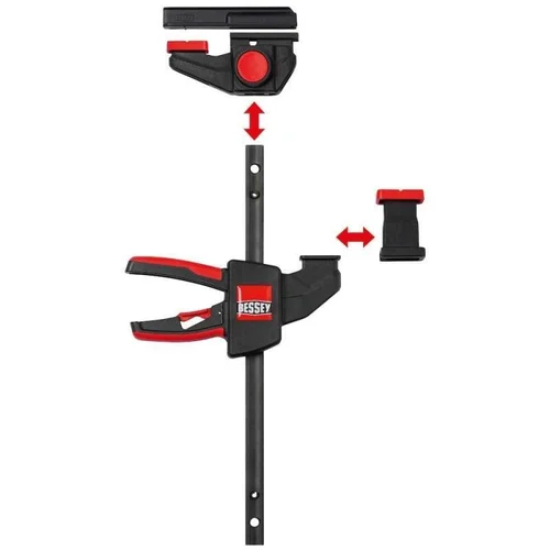 Bessey EZR15SET greitos fiksacijos spaustuvai, 150 mm, 2 vnt image 3