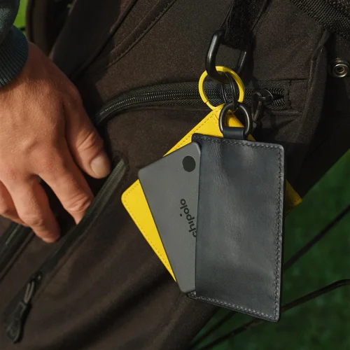 Chipolo CARD belaidis įkraunamas plonas Bluetooth tracker Juoda image 1