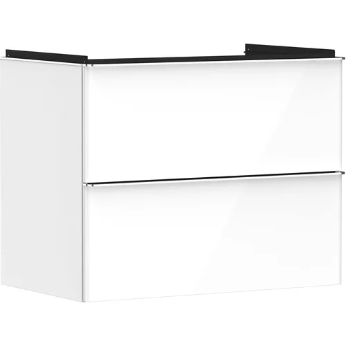 Hansgrohe Xelu Q 54027000 spintelės korpusas, blizgi balta, rankenos chromas image 1