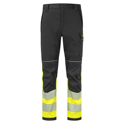 PORTWEST FR450 darbo kelnės 48, Yellow/Black image 1