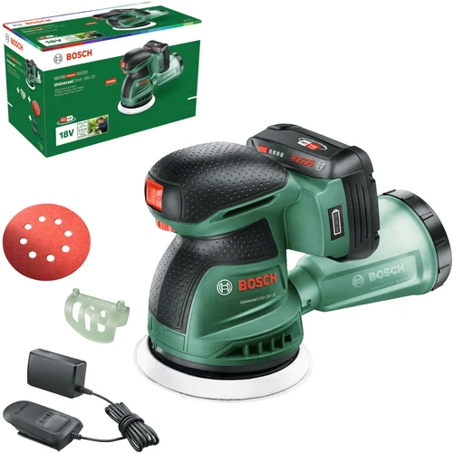 Bosch UniversalOrbit18V-20 akumuliatorinis ekscentrinis šlifuoklis 1x2,0Ah, 18V 06033E4102 image 1