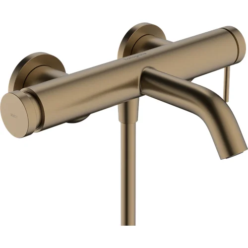 Hansgrohe Tecturis S 73422140 vonios maišytuvas, šlifuota bronza image 1