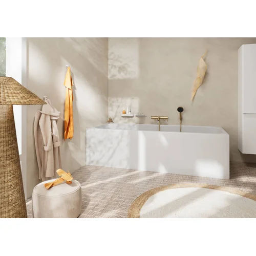 Hansgrohe Tecturis S 73422140 vonios maišytuvas, šlifuota bronza image 2