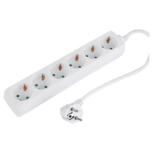Buitinis ilgintuvas su įžeminimu, 6 lizdų, 3×1,5 mm, 1,5 m image 1