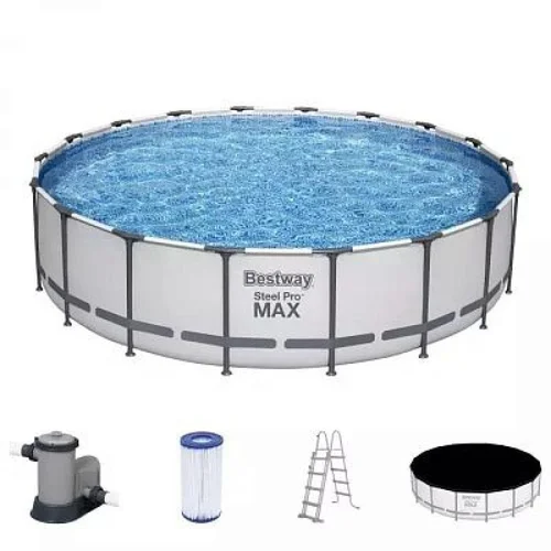 Bestway karkasinis baseinas 56462 Steel Pro Max Set 549x122 cm image 1