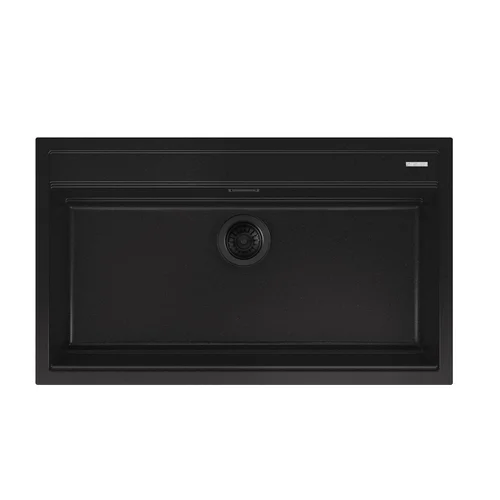 SMEG VSGX860MN Akmens masės plautuvė Juoda 860 mm image 1