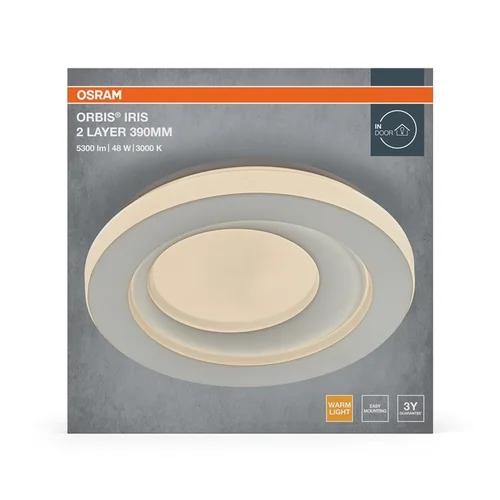 Osram LED šviestuvas lubų Ø390, 48W, 3000K, 2000lm image 3