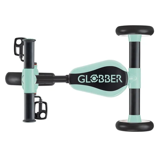 Globber 2in1 balansinis dviratis, juodas/žalias, 9" image 2