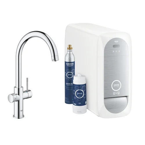 Plautuvės maišytuvas su filtro funkcija GROHE BLUE HOME C, 31455000, chromo image 1