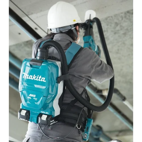 Makita DVC265ZXU Akumuliatorinis siurblys, 2x18 V (be akumuliatoriaus ir pakrovėjo) image 2
