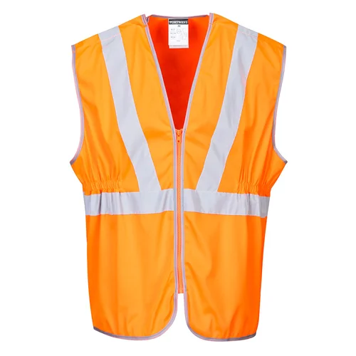 Gero matomumo PORTWEST RT20 ilga liemenė su užtrauktuku - M, Oranžinė image 2