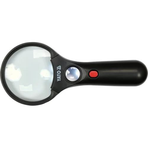 YATO YT-73845 padidinimo stiklas 3x/45x su LED UV apšvietimu image 1