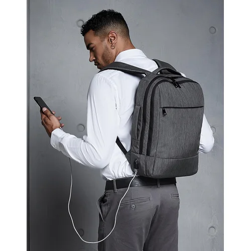 Quadra 088.30 kuprinė USB įkrovimui 15,6" Juoda image 3