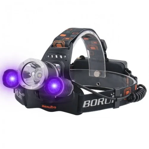 BORUIT RJ-3000 UV ir Balta šviesa ant galvos image 1