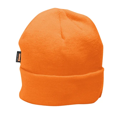 Portwest B013 megzta kepurė su pamušalu – Oranžinė image 2