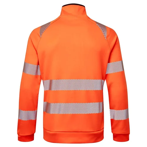 Gero matomumo PORTWEST DX477 Užsegamas džemperis XXXL Oranžinė/Juoda image 2