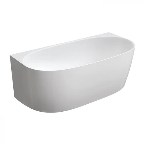 BLU NOVA SLIM 1480x80 Be persipylimo, akmens masė, Matinė balta image 1
