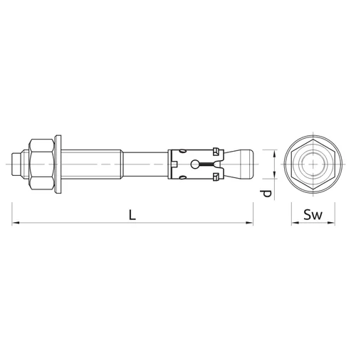 Rawlplug R-S3-XPT08060 8x60 mm inkarai image 2