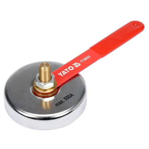 YATO magnetinis masės gnybtas 7 kg, 500A, Ø85 mm image 1