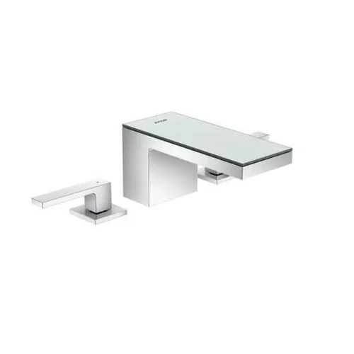 Hansgrohe Axor MyEdition 70 praustuvo maišytuvas - Chromo/juodo stiklo image 2