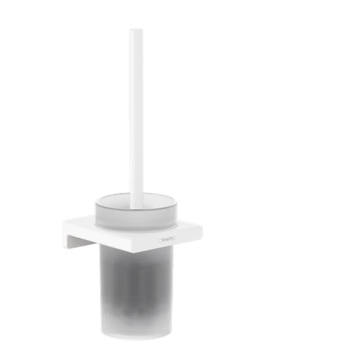 Hansgrohe AddStoris 41752700 Tualeto šepetys su laikikliu, Baltas matinis image 1