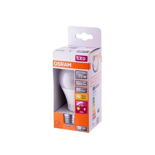 Lemputė Osram LED, A75, šiltai balta, E27, 10 W, 1055 lm image 2