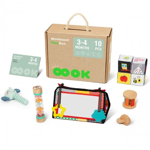 Tooky Toy Edukacinių Žaislų Rinkinys XXL Montessori Nuo 3 mėnesių image 1