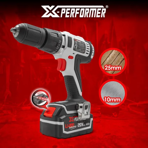 X-PERFORMER XP2CID20LI belaidis gręžtuvas be akumuliatoriaus image 3
