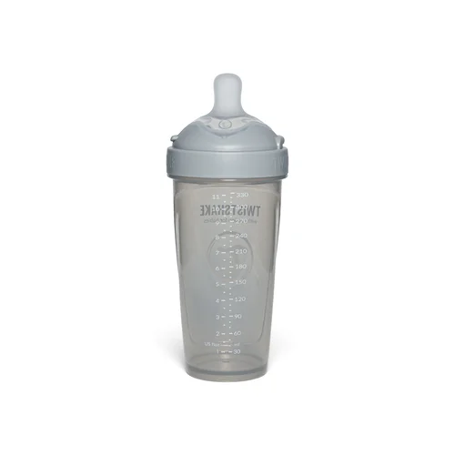 Twistshake Pro Double 330ml anti-kolikų buteliukas 79042 pilkas image 3