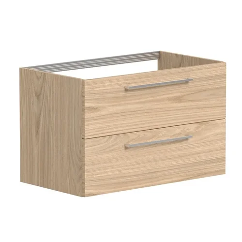 Kame Gama BU/8-3DR/35 Spintelė po praustuvu, 80 cm, Šviesus ąžuolas image 1