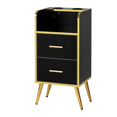 Gabbiano Trix Gold Black kirpėjo reikmenų spintelė image 1