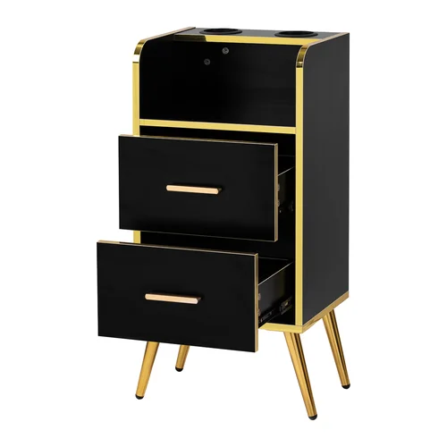 Gabbiano Trix Gold Black kirpėjo reikmenų spintelė image 2