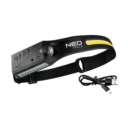 Neo Tools 99-097 Prožektorius ant galvos USB kraunamas image 1