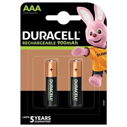 Duracell AAA įkraunamos Ni-MH baterijos, 850 mAh, 2 vnt image 1