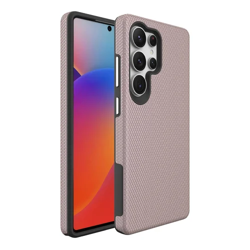 Samsung S23 Ultra 5G Perfectionists Triangle Dėklas rožinio aukso image 2