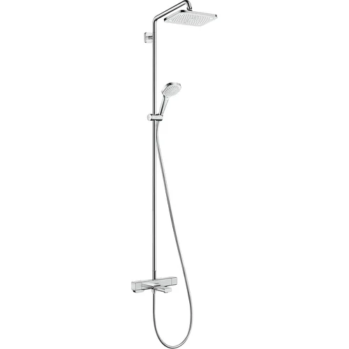 Hansgrohe Croma E280 27687000 virštinkinė dušo/vonios sistema, termostatinis maišytuvas, snapas, chromo spalva image 1