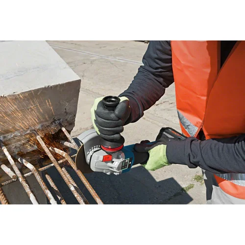 Bosch GWS 18V-10 PSC akumuliatorinis kampinis šlifuoklis 2x5.5Ah image 3