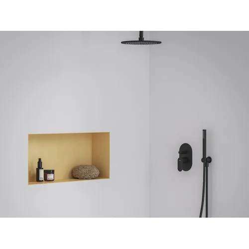 EL 061.20BLM.O2 Potinkinis maišytuvas su korpusu, 2 funkcijų, Juodas Matinis image 1