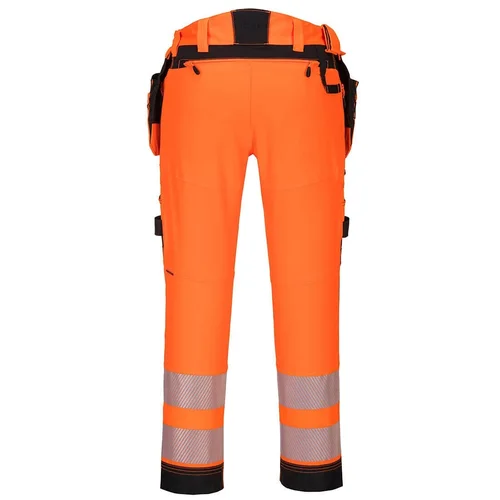 PORTWEST DX442 kelnes su nuimamomis kišenėmis – 42, Orange/Black image 2