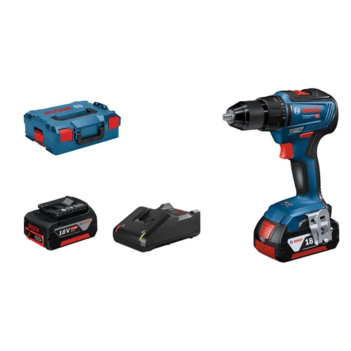 Bosch GSR 18V-55, 18 V, 2x4,0 Ah, professional image 1