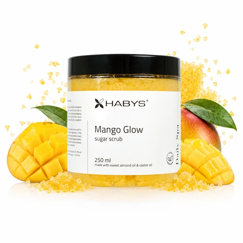 Habys Daily Spa Mango Glow cukraus kūno šveitiklis 250 ml image 1