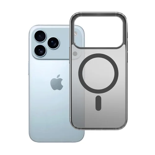 Dėklas 3mk Frosty MagCase Apple iPhone 17 Pro Juodas image 2