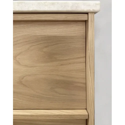 Kame HOME BUDC/16-3DR-DB/N07-HM vonios spintelė 160 cm Rudo ąžuolo faneruotė image 3